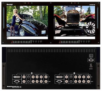 Picture of V-R102DP-HD Dual 10.4' LCD Rack Mount Panel with Multiformat inputs