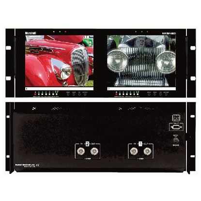 Picture of V-R82DP-HDSDI Dual 8.4' LCD Rack Mount Panel with HDSDI Input